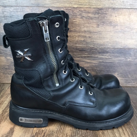 xelement Other - Xelement Leather Motorcycle Riding Boots Size 10